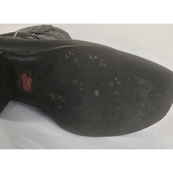 Justin Jessa (L9752) Square Toe Western Boots Women's Size 7.5B - Picture 13 of 13